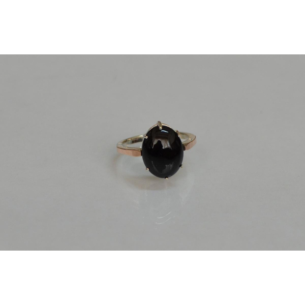 Серебряное кольцо с золотыми накладками (147k)