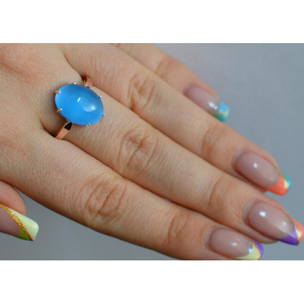 Серебряное кольцо с золотыми накладками (147k)