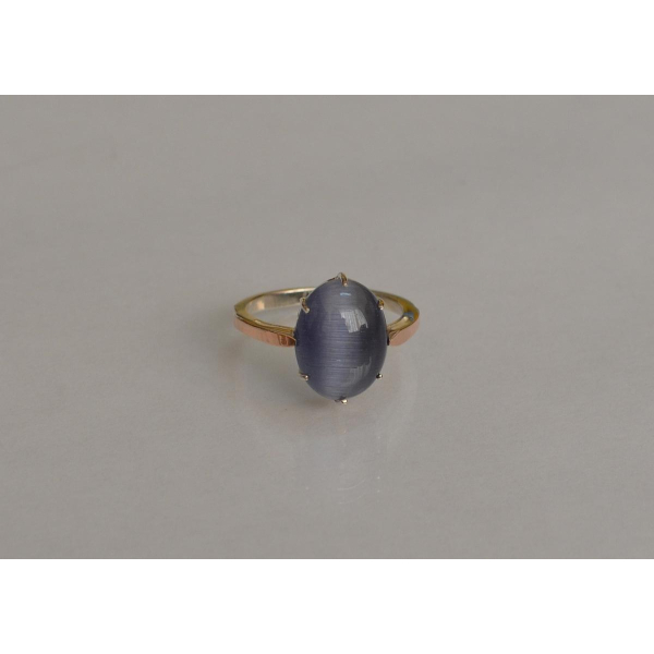 Серебряное кольцо с золотыми накладками (147k)