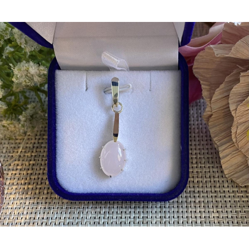 Срібна підвіска з пластинами золота