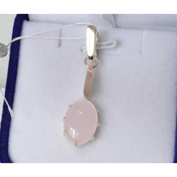 Серебряная подвеска с золотими вставками (147п)