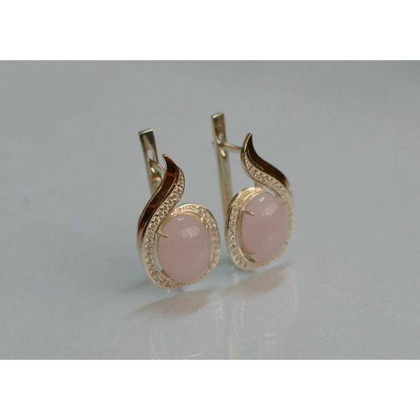 Серебряное кольцо с золотыми вставками (148с)