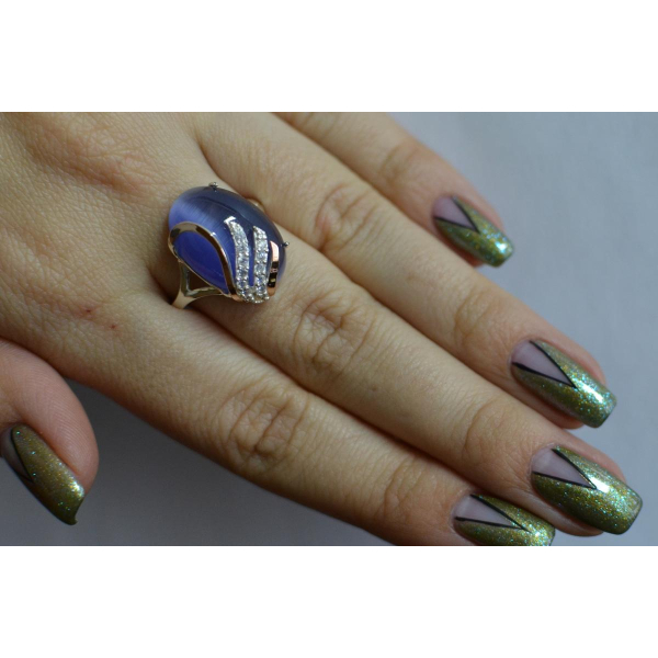 Кольцо из серебра с золотом (149к)