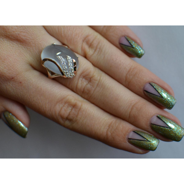 Кольцо из серебра с золотом (149к)