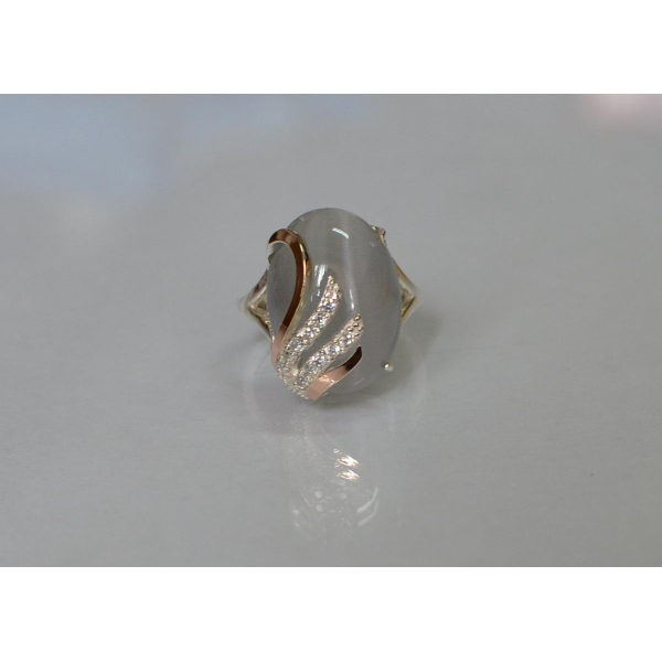 Кольцо из серебра с золотом (149к)