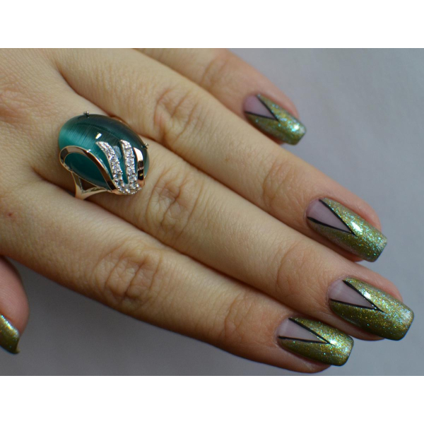 Кольцо из серебра с золотом (149к)