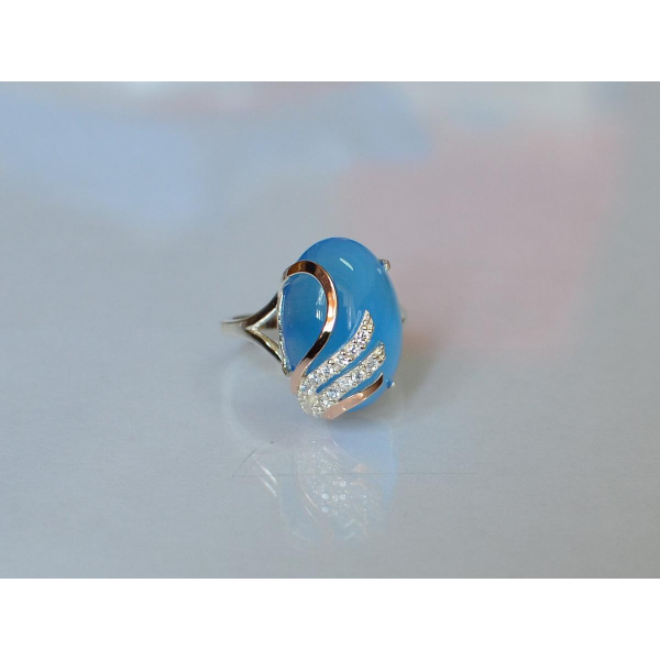 Кольцо из серебра с золотом (149к)