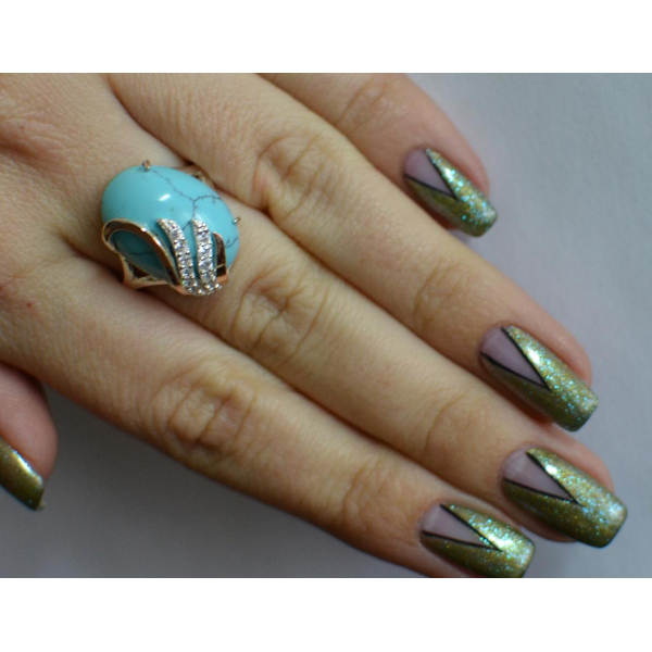 Кольцо из серебра с золотом (149к)