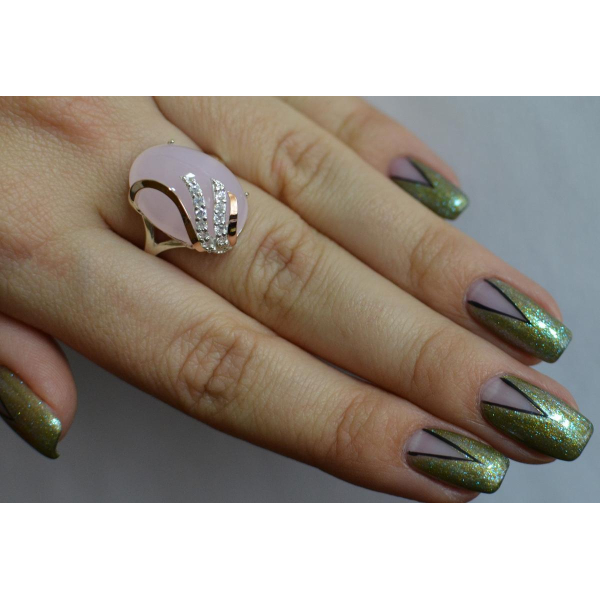 Кольцо из серебра с золотом (149к)