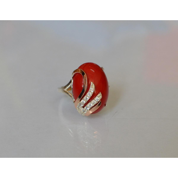 Кольцо из серебра с золотом (149к)