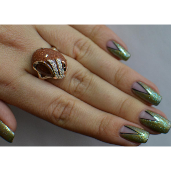 Кольцо из серебра с золотом (149к)