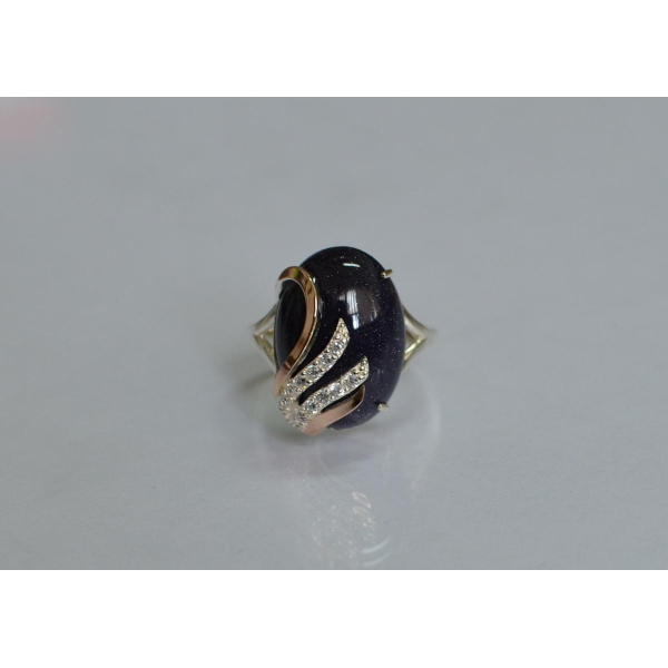 Кольцо из серебра с золотом (149к)