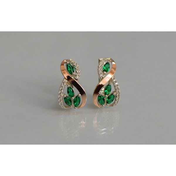 Серебряные серьги (155с)