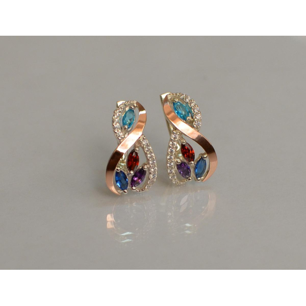 Серебряные серьги (155с)