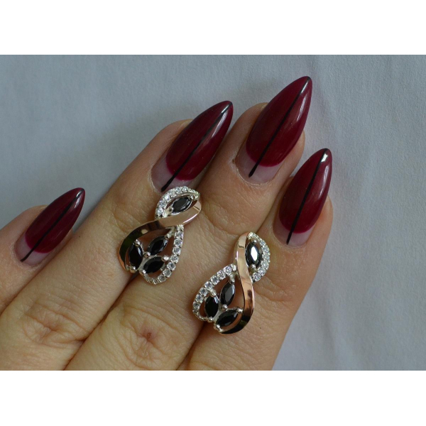 Серебряные серьги (155с)