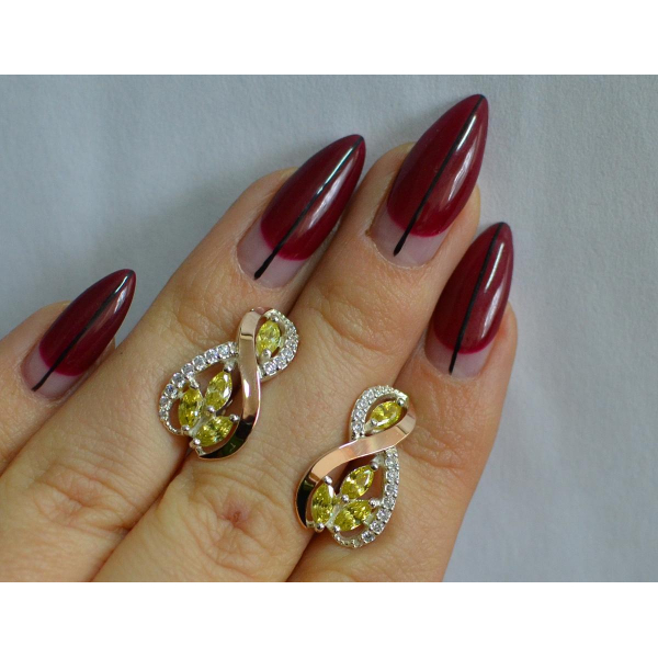 Серебряные серьги (155с)