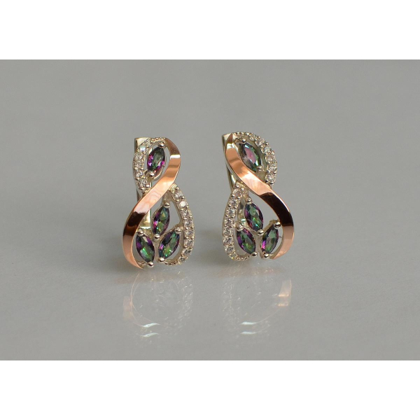 Серебряные серьги (155с)