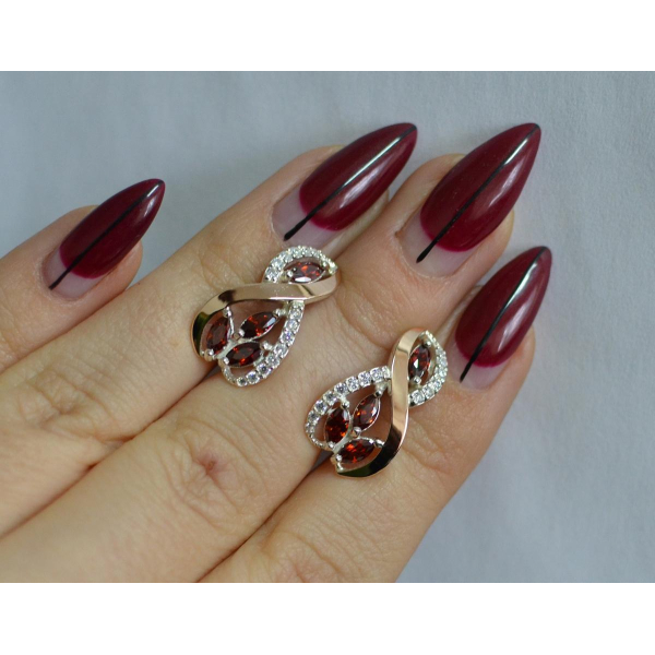 Серебряные серьги (155с)