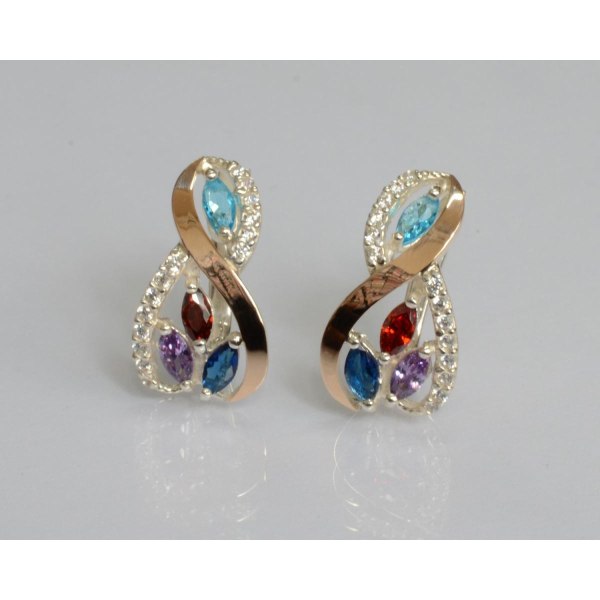 Серебряные серьги (155с)