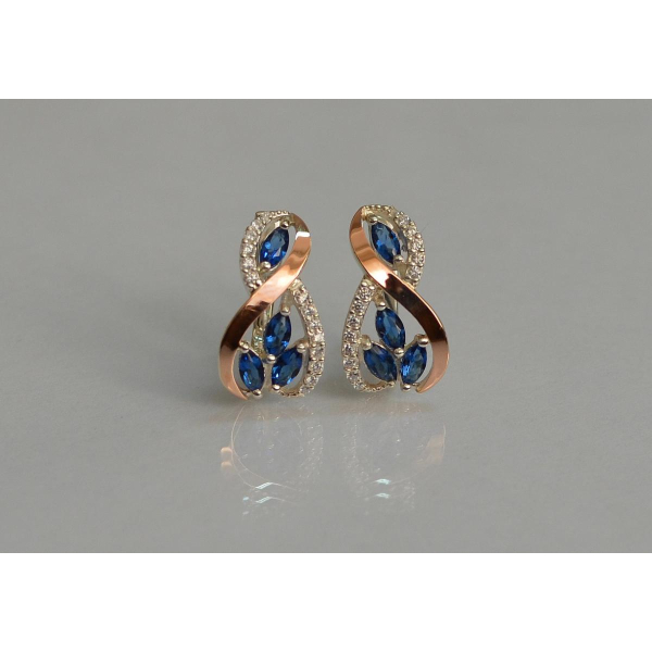 Серебряные серьги (155с)