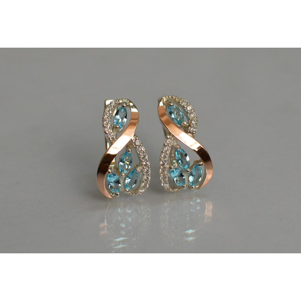 Серебряные серьги (155с)