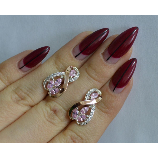 Серебряные серьги (155с)