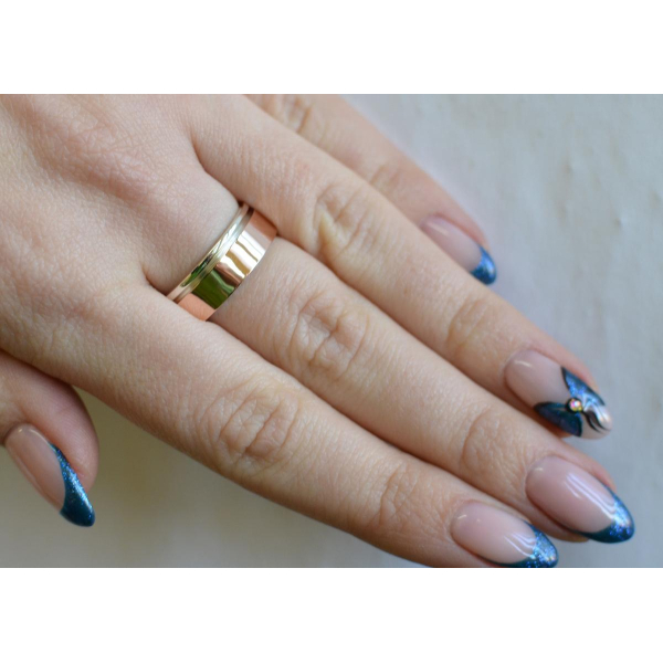 Обручка із срібла (Обр10)