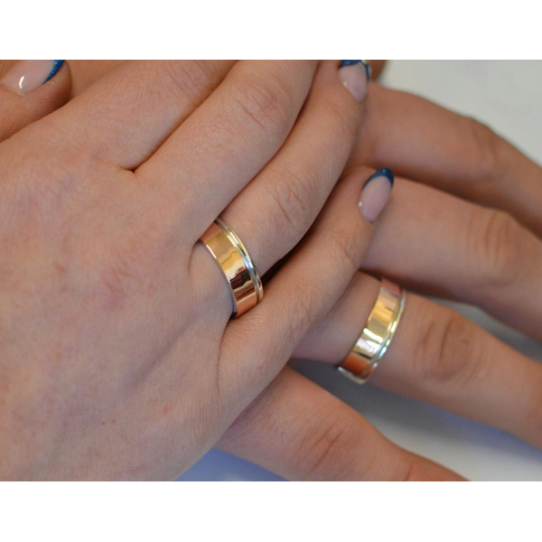 Обручка із срібла (Обр10)