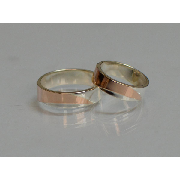 Обручальное кольцо из серебра (Обр15)