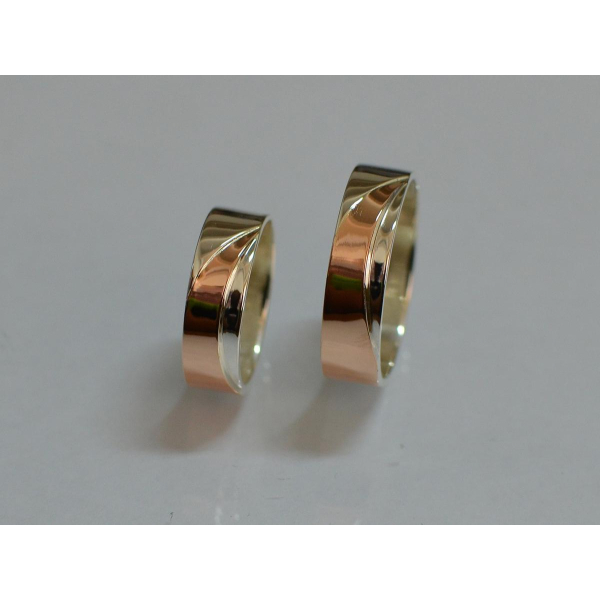 Обручальное кольцо из серебра (Обр15)