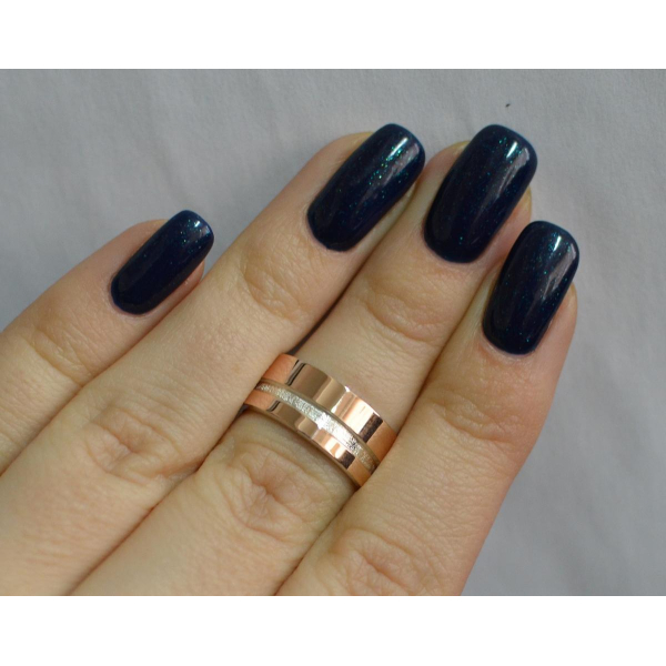 Срібна обручка з золотом (Обр20)