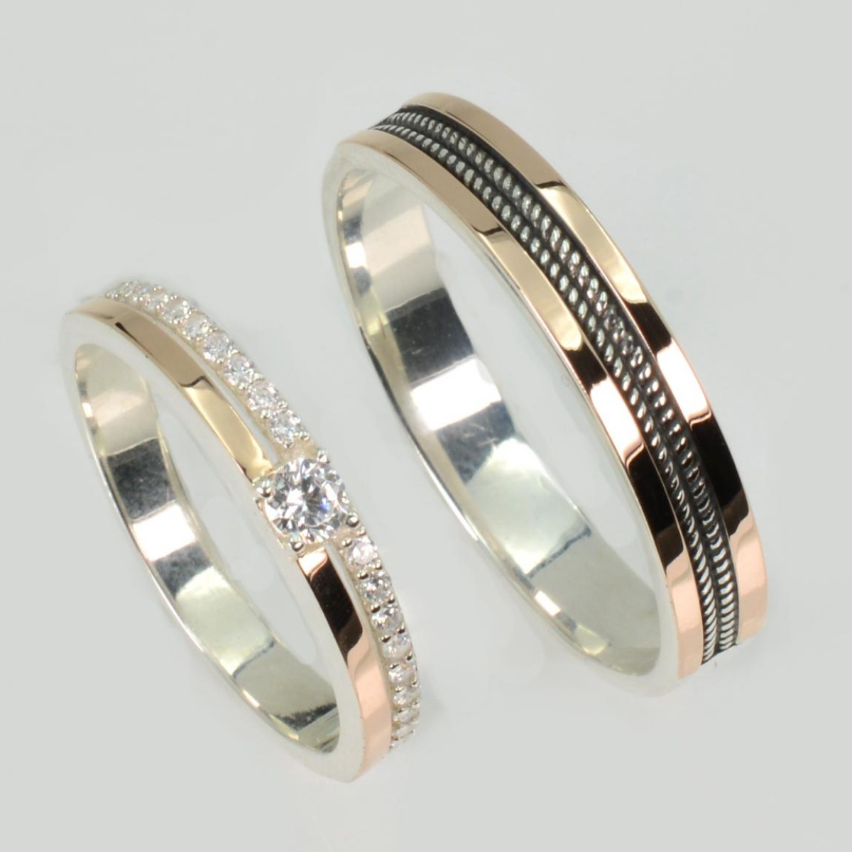 Пара обручальных колец (Обр54Обр63)