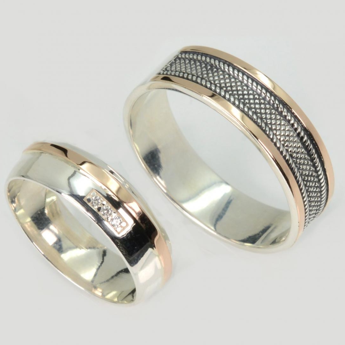 Пара обручальных колец (Обр55Обр60)