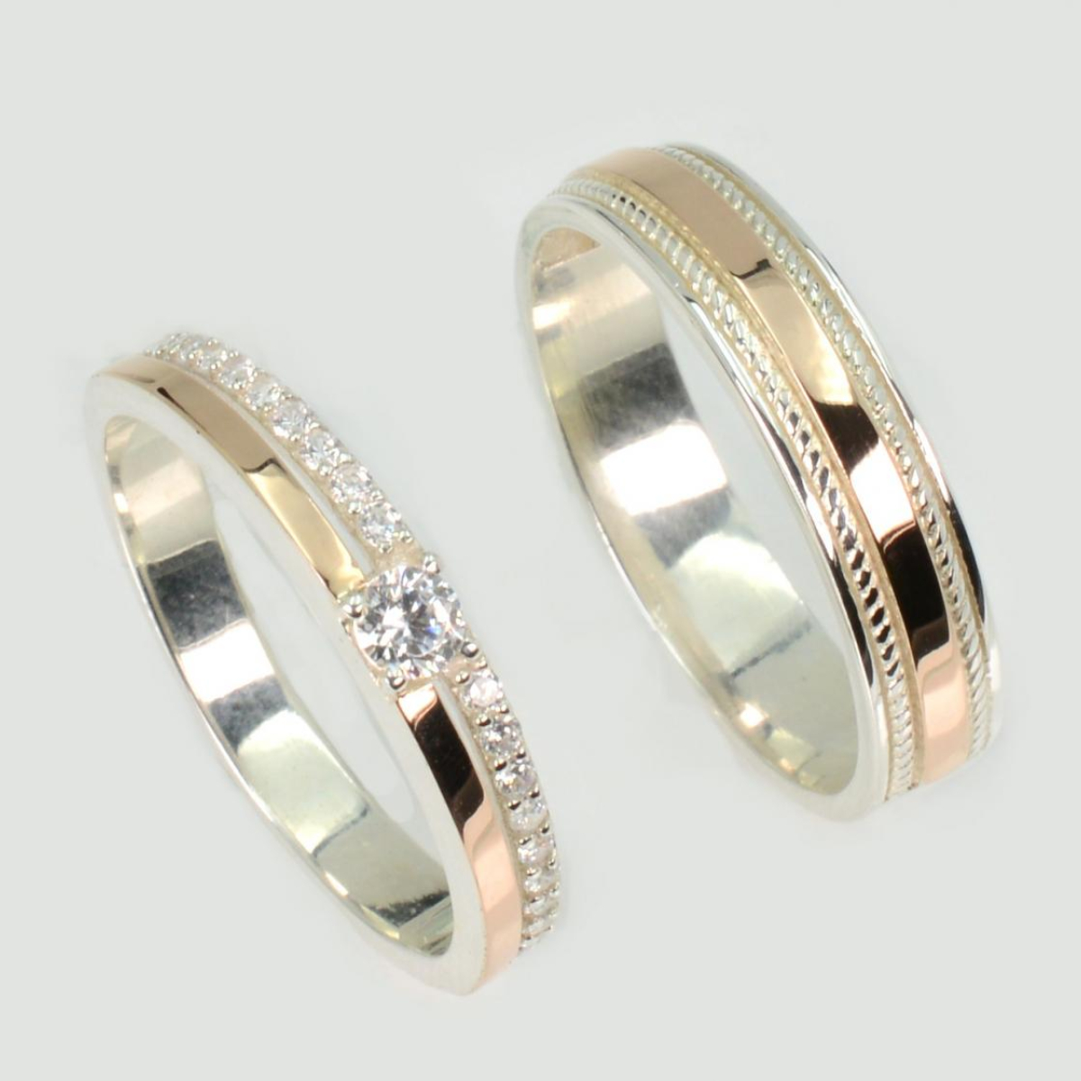 Пара обручальных колец (Обр63Обр50)