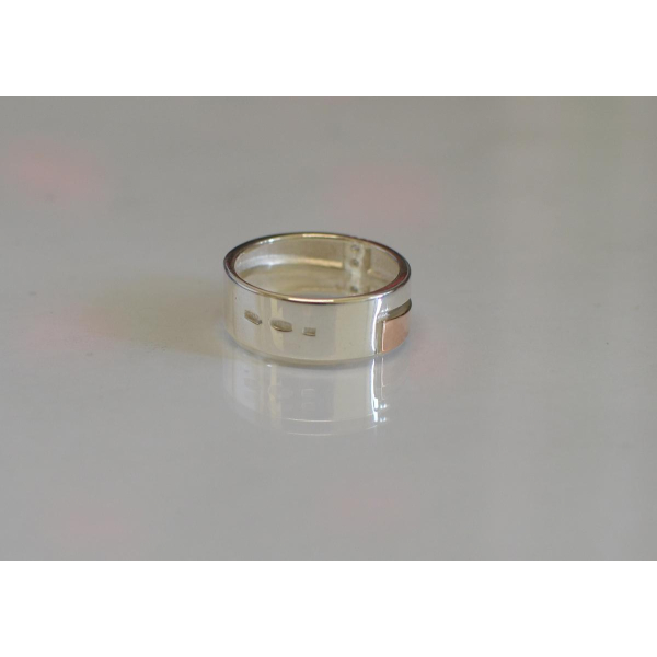 Серебряное обручальное кольцо (Обр7)