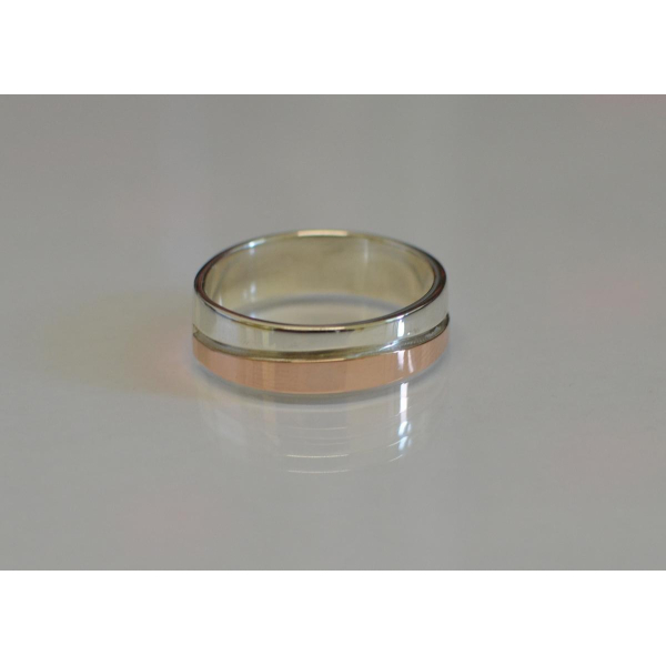 Обручальное кольцо из серебра, цена за одно кольцо (Обр8)