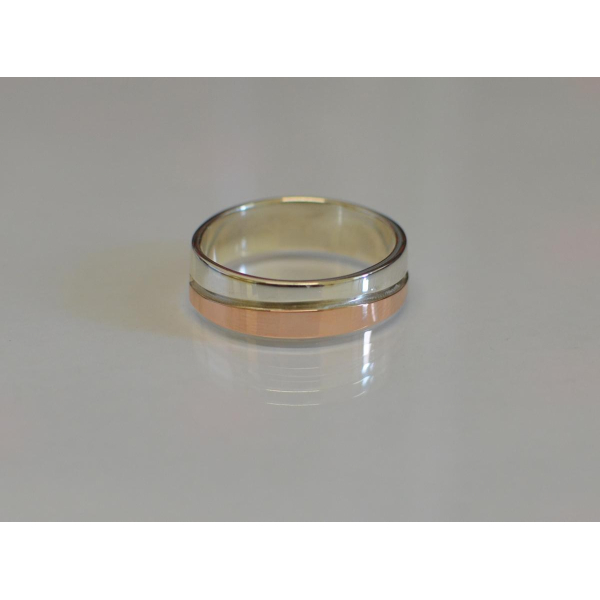 Обручальное кольцо из серебра, цена за одно кольцо (Обр8)