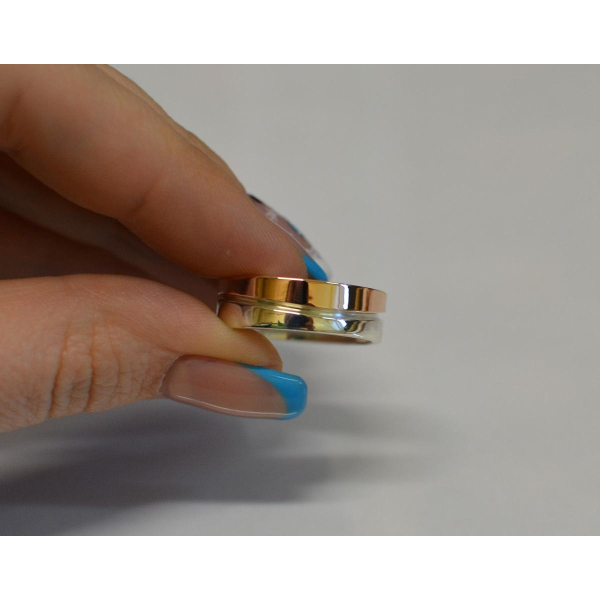 Обручальное кольцо из серебра, цена за одно кольцо (Обр8)