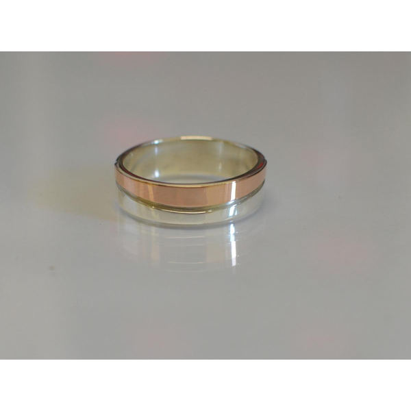 Обручальное кольцо из серебра, цена за одно кольцо (Обр8)