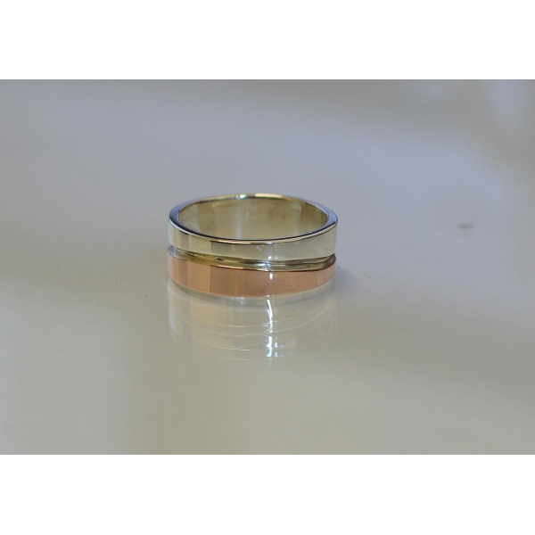 Обручальное кольцо из серебра, цена за одно кольцо (Обр8)