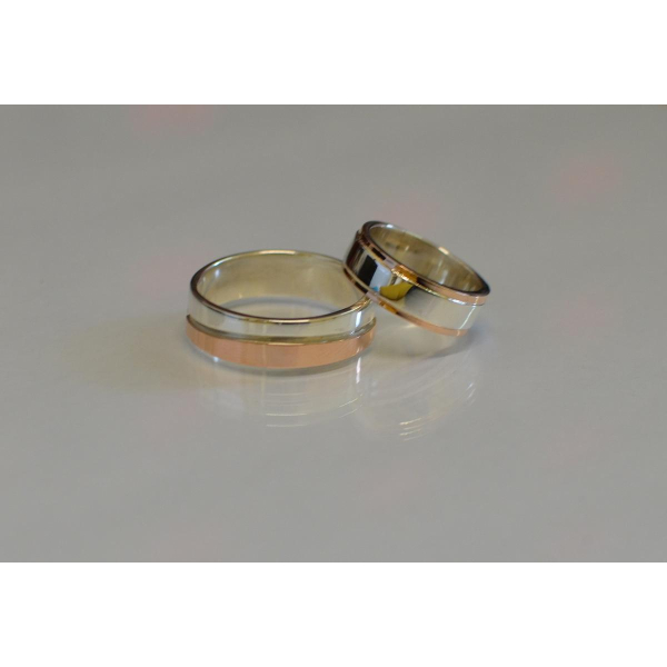 Пара срібних обручок (Обр8Обр6)