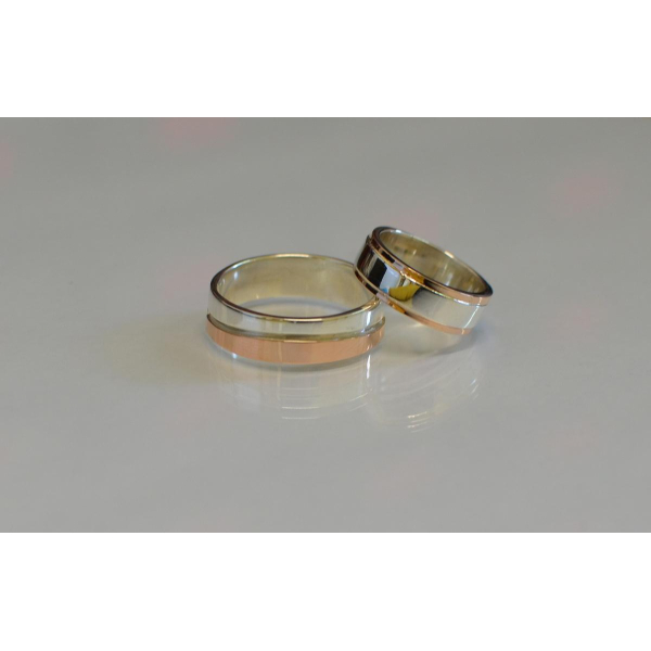 Пара срібних обручок (Обр8Обр6)