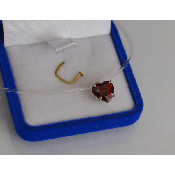 Леска с серебряной подвеской (Серебряная подвеска)