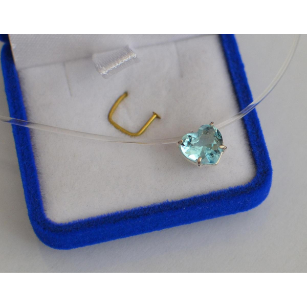 Леска с серебряной подвеской (Серебряная подвеска)