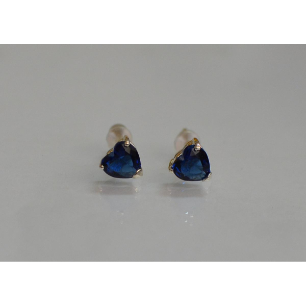 Серебряные пусеты с силиконовой застежкой (Вк-16)