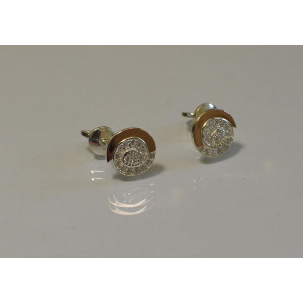 Серебряные серьги-гвоздики (Вк-4)