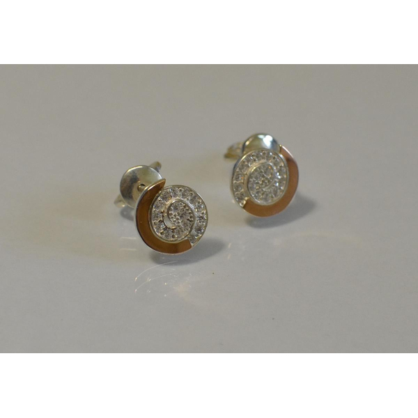 Серебряные серьги-гвоздики (Вк-4)