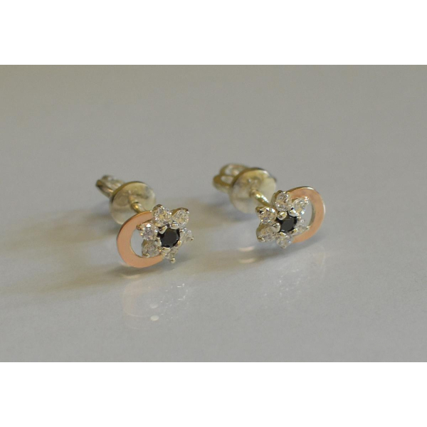 Серебряные пусеты (Вк-5)