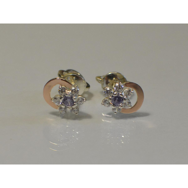 Серебряные пусеты (Вк-5)