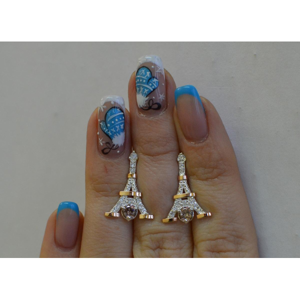 Серебряные вкрутки (Вк13)